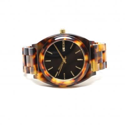 NIXONニクソン TIME TELLER ACETATE/TORTOISE/GOLDの通販なら
