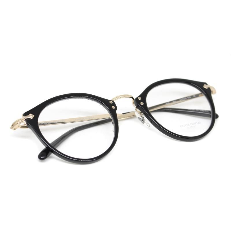 OLIVER PEOPLES オリバーピープルズ OP-505 Limited Edition 雅 DTB ボストンフレームメガネ サングラス 眼鏡 アイウェア イエローレンズ ブラック/ゴールド