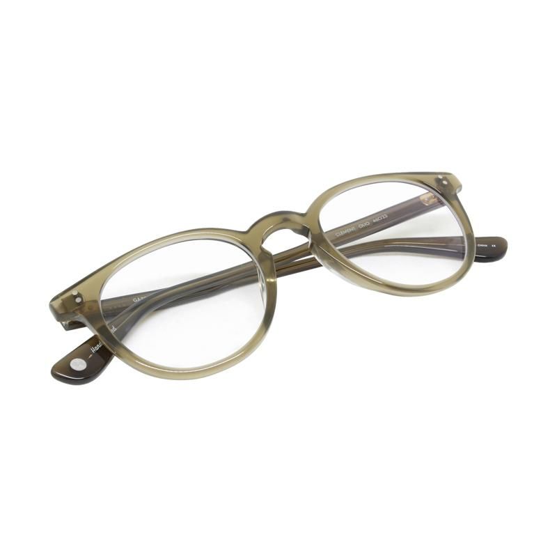 美品 GARRETT LEIGHT クリアフレーム 彫金ゴールド サングラス FOCUS BRAND vol.11〈Garrett Leight〉 セレブも愛用する