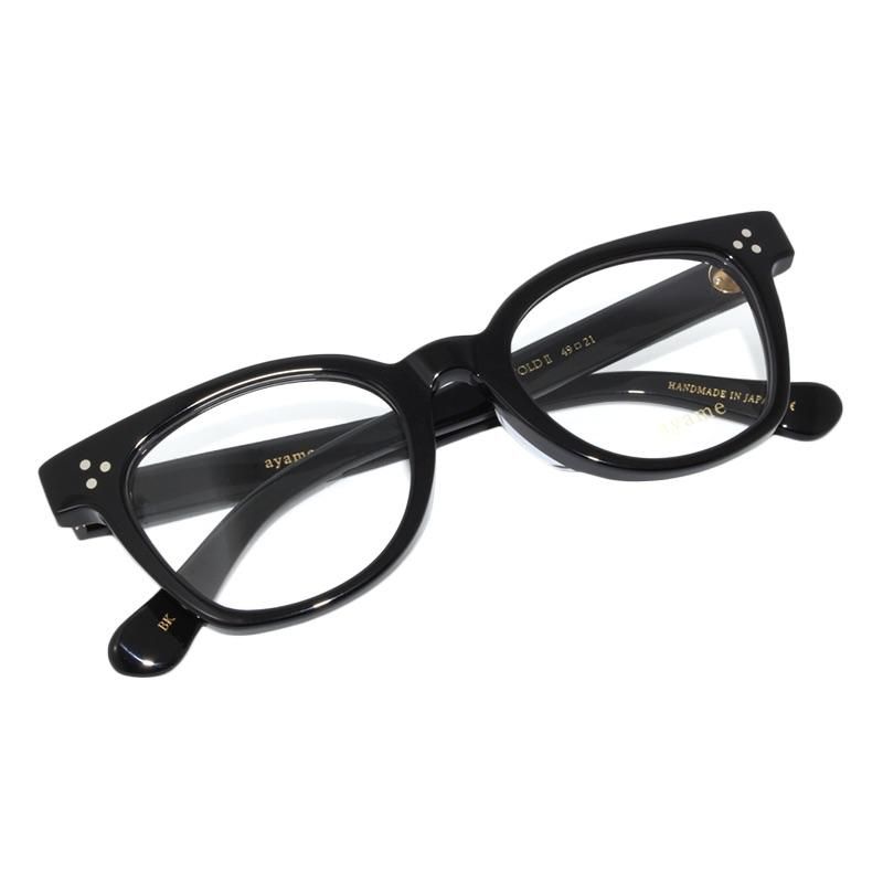 ayameアヤメ NEWOLDⅡ (ニューオールド2) / BK のメガネ 通販