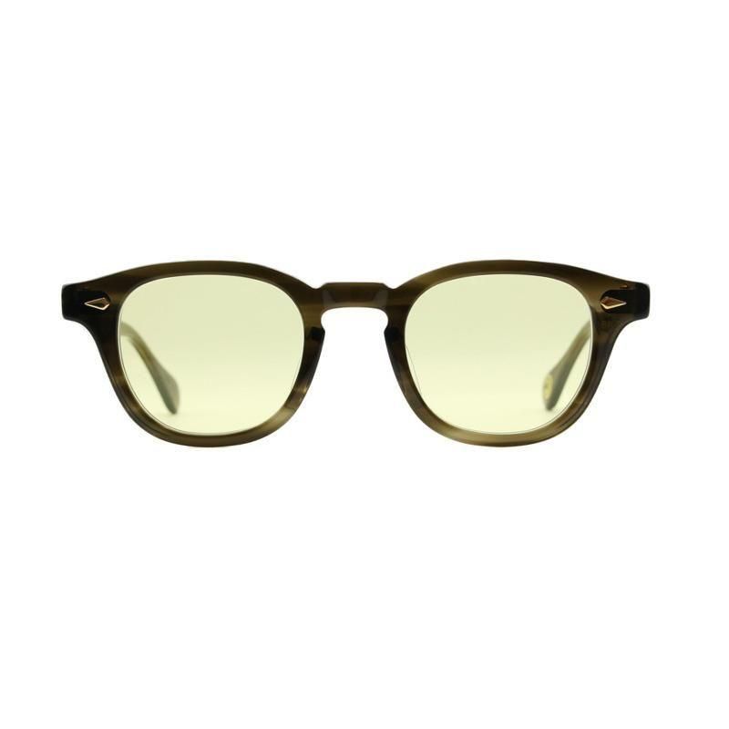 AR / OLIVE GREEN SASA-SUN(GOLD EDITION) PL-103SP<BR>48-24<BR>JULIUS TART OPTICAL 󥰥饹