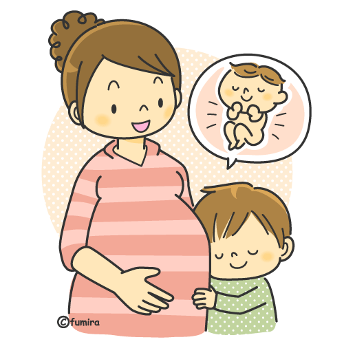 妊婦と赤ちゃん