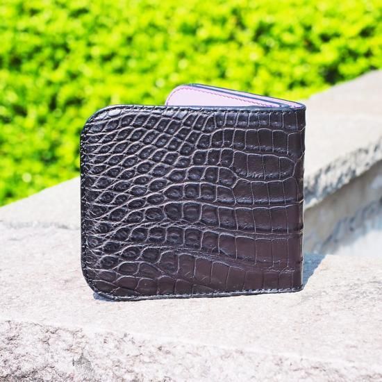7SENSE コンパクト財布 クロコダイル・ポロサス