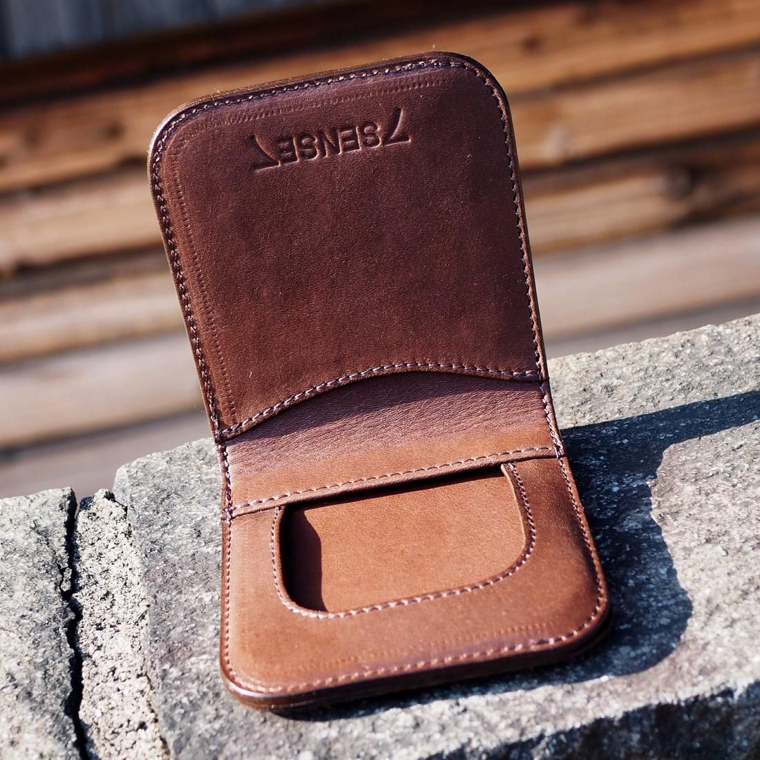 7SENSE クロコポロサス コンパクト二つ折り財布 7SENSE】クロコダイル・ポロサス・コンパクト二折財布/リッチ