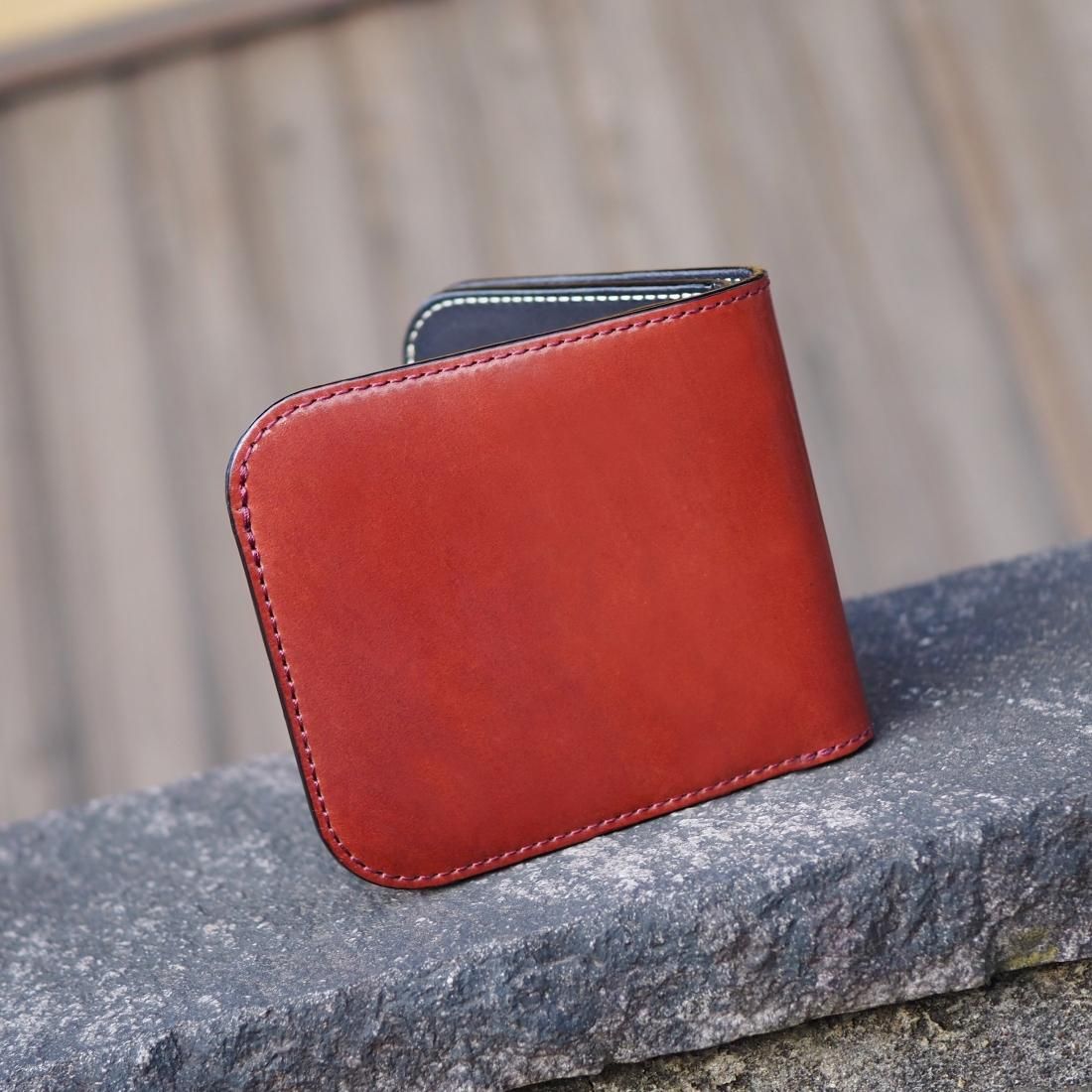 シェルコードバン・コンパクト二折財布/No.2(PREMIUM COLOR シェルコードバン・コンパクト二折財布/No.2(PREMIUM COLOR
