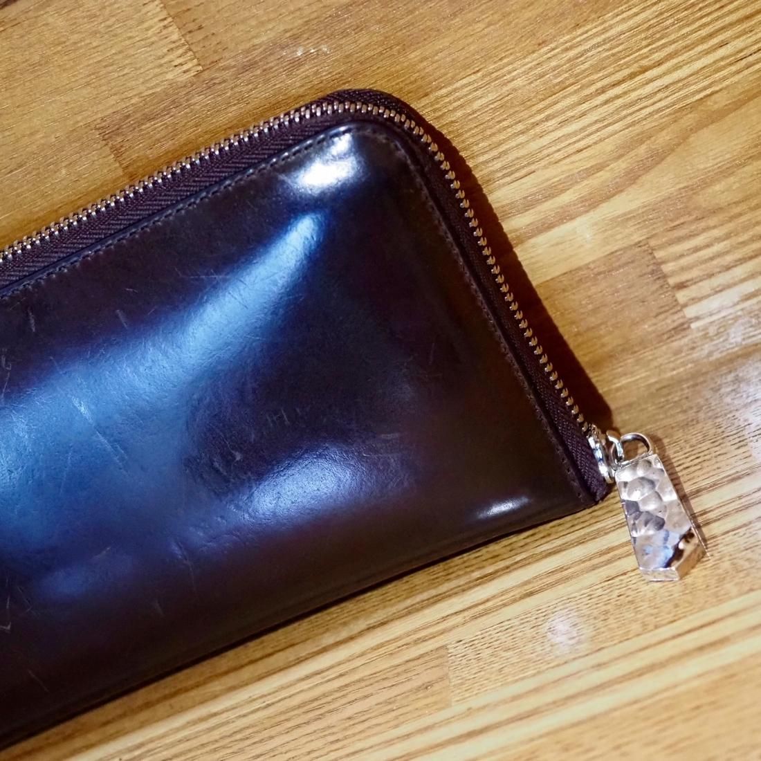 シェルコードバン・ラウンドジップ長財布(廃盤パーツ)～こちらも