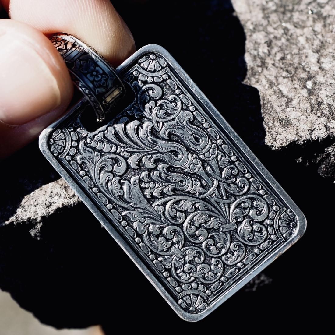 TETORI彫金UUBi label ドッグタグ-special order- - 7SENSE