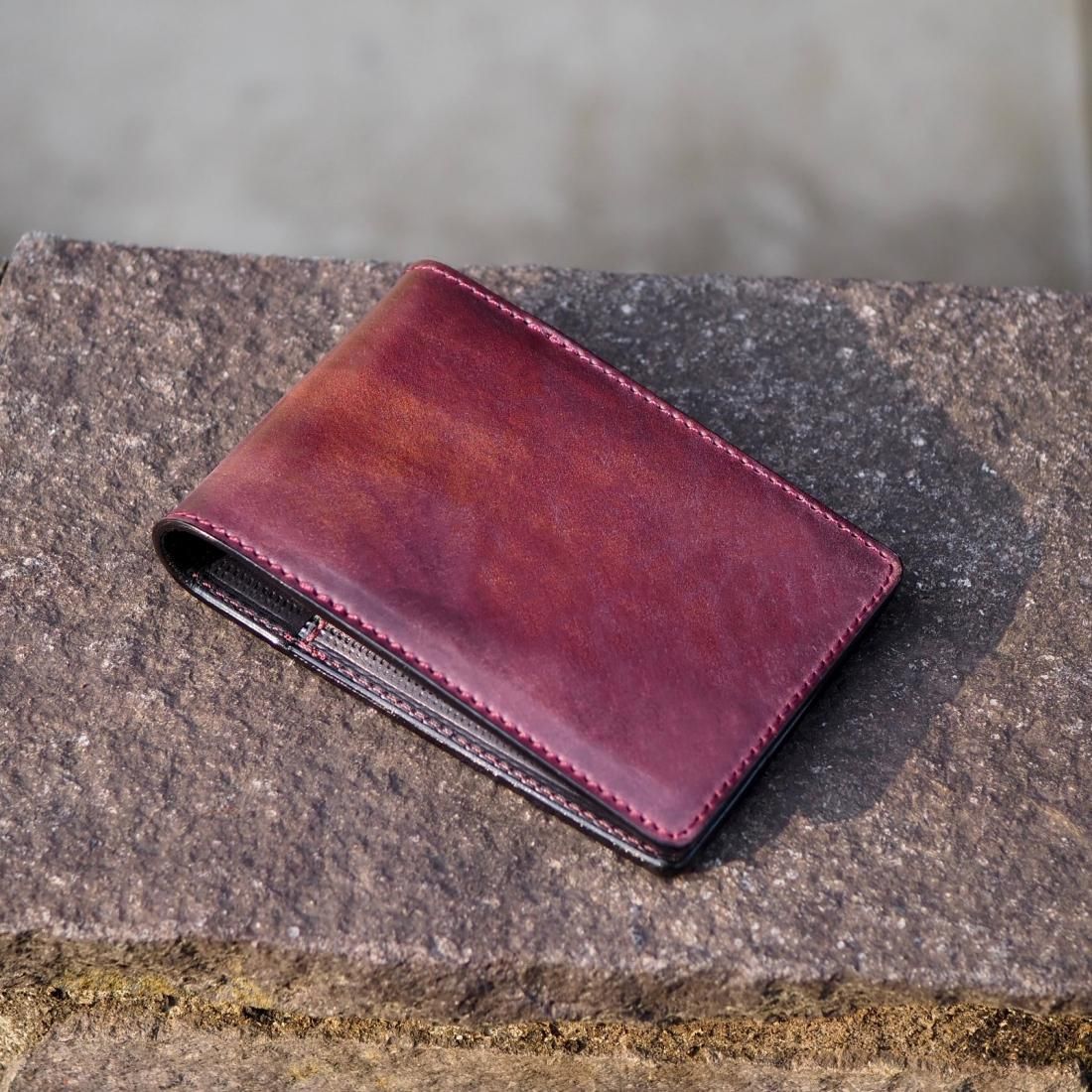 シェルコードバン・パスケース&名刺入れ(カードケース)/bespoke シェルコードバン・パスケース&名刺入れ(カードケース)/bespoke