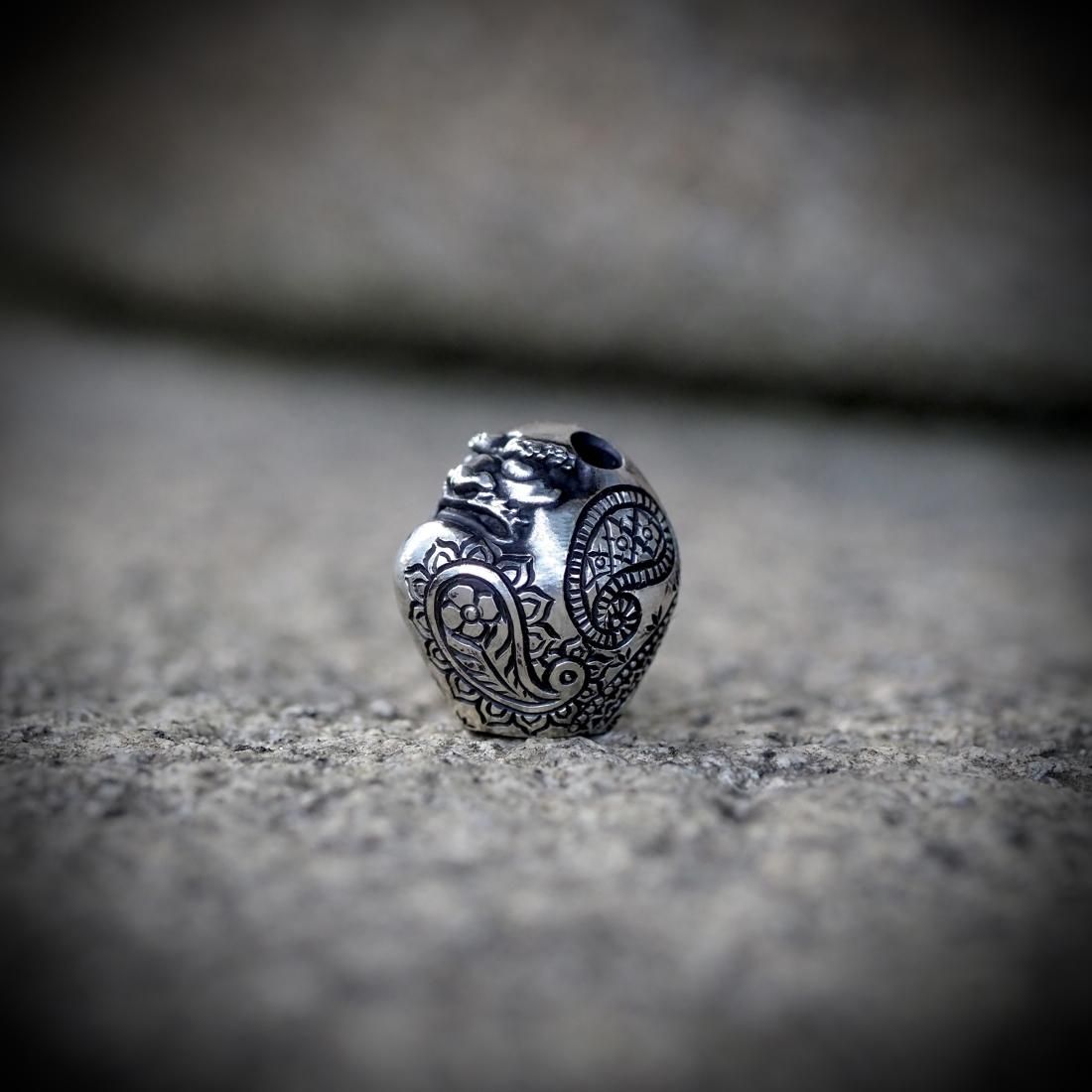 TETORI 彫金シルバー ジップ引き手 TETORI 彫金 ジップ 引き手 ファスナートップ