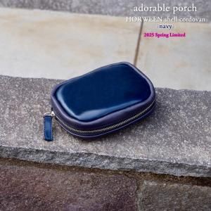 7SENSE シェルコードバン・3cardコンパクトラウンドジップ財布