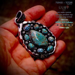 7SENSE×TETORI engraving ペンダントトップ UUBi -Label- 7SENSE ×TETORI engraving - 7SENSE