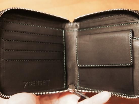7SENSE】クロコダイル・ポロサス・ラウンドジップ二折財布 7SENSE】クロコダイル・ポロサス・ラウンドジップ二折財布