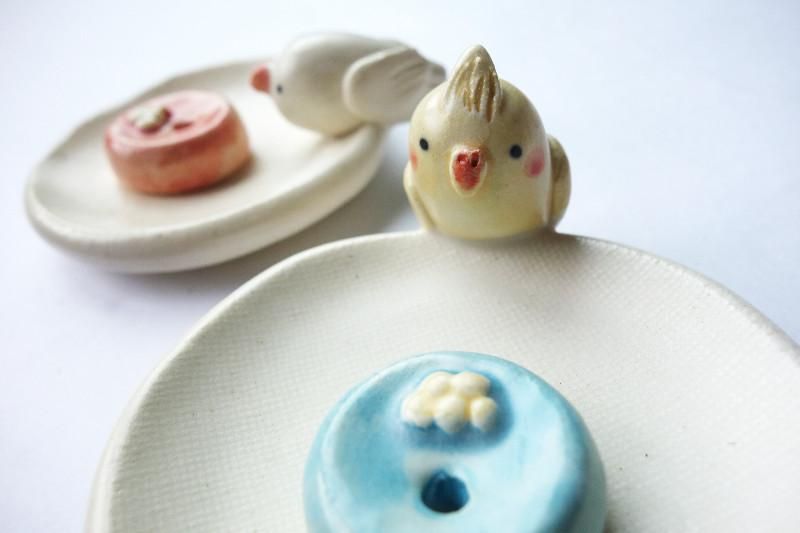 白文鳥さんの色々アレンジお香たてセット - メルカリ