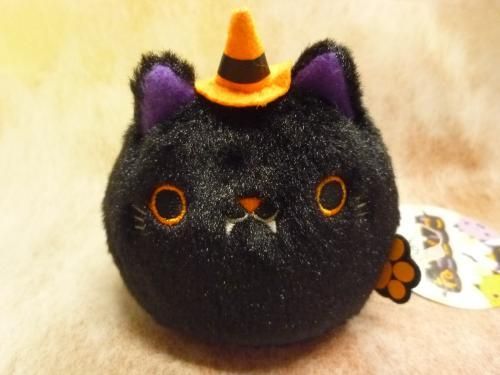 ハロウィンねこだんご パンプキン 三英貿易 ぬいぐるみ