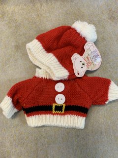 クリスマスウェア　キャップ＆セーター　サンタ　2