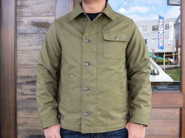 新品◇UNCROWD アンクラウド A-2 ジャケット カーキ/BLUCO/42XL/ブルコ-