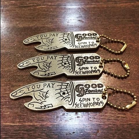 YOUPAYキーホルダー Keyring youpayキーリング goodstandard グッドスタンダード 真鍮 HATCHET