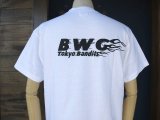 B.W.G B18003 『 CHECKER CROSS 』 S/S T-SHIRT Tシャツ 半袖 WHITE BLUCO ブルコ