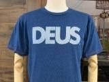 Deus Ex Machina デウス エクス マキナ  DMS71892B 『 ALL CAPS INDIGO TEE 』T-SHIRT Tシャツ 半袖 DARK BLUE