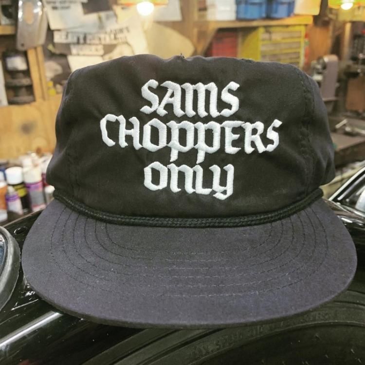 SAMS CHOPPERS TOKYO サムズヘルメット 黒 SHOP SAMS / SAMS BIKER CAP