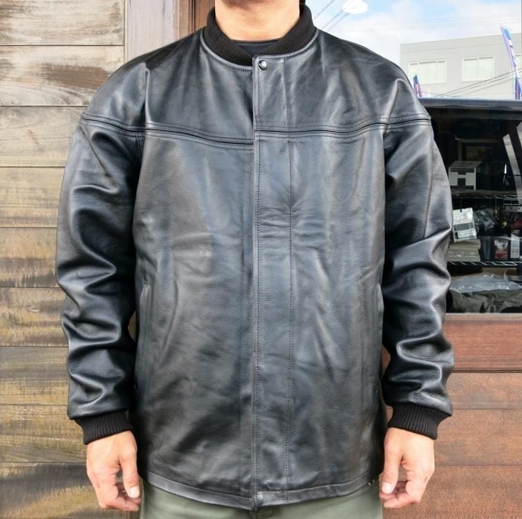 無し【YOUSED / ユーズド】 LEATHER DERBY JKT