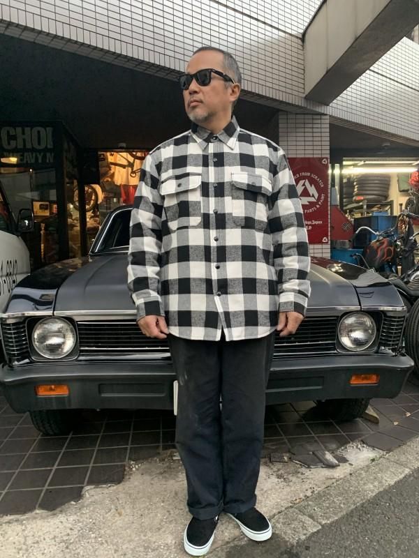 SAMS MOTORCYCLE ブロック チェック シャツ　Lサイズ SAMS MOTORCYCLE ブロック チェック シャツ Lサイズ SAMS MOTORCYCLE