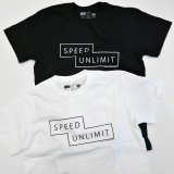 UNCROWD アンクラウド UC-802-020 『 SPEED UNLIMIT 』PRINT TEE’S プリント Tシャツ 半袖 BLACK / WHITE BLUCO 