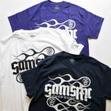 SHOP SAMS サムズ 『  SAMSMC OVER31YEARS  』  T-SHIRT Tシャツ 半袖  NAVY / WHITE / PURPLE