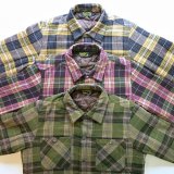 BLUCO ブルコ OL-046-020 QUILTING SHIRTS キルティングシャツ 3color OLV / PPL / YLW