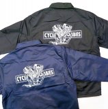 CYCLE ZOMBIES × COWDEN サイクルゾンビーズ  CWCJKT-004『 BIG TWIN  』COACHES JACKET コーチジャケット BLACK / NAVY カウデン
