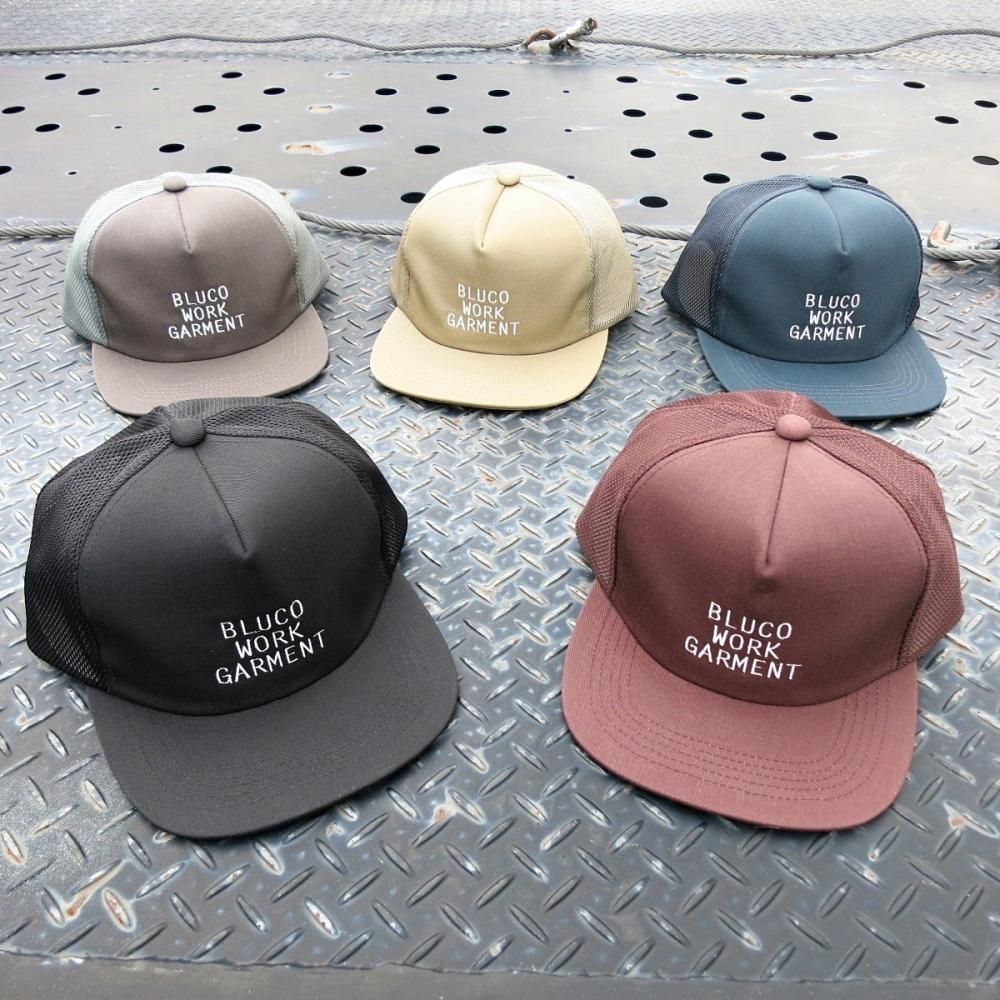 BLUCO ブルコ OL-215-021 MINI LOGO ミニロゴ MESH CAP メッシュ