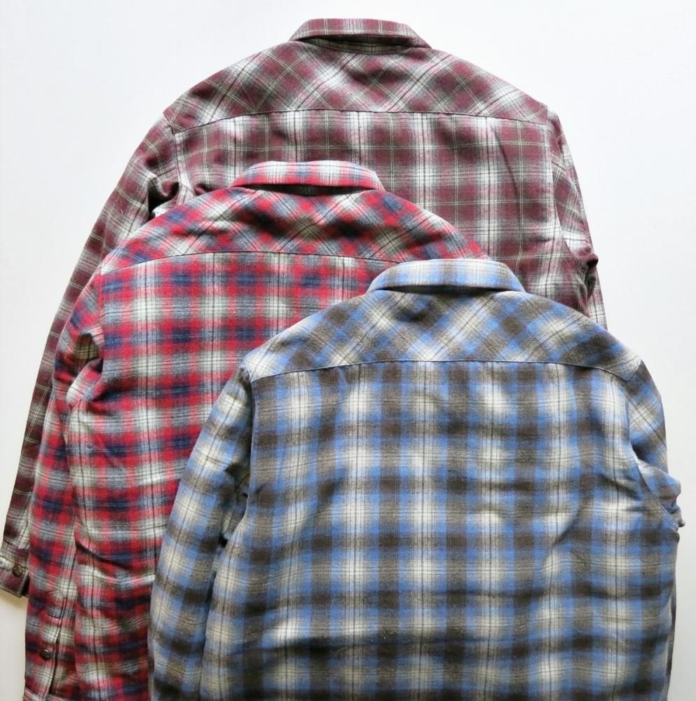 BLUCO ブルコ QUILTING FLANNEL SHIRTS BLUCO 【ブルコ】 QUILTING FLANNEL SHIRTS（キルティング