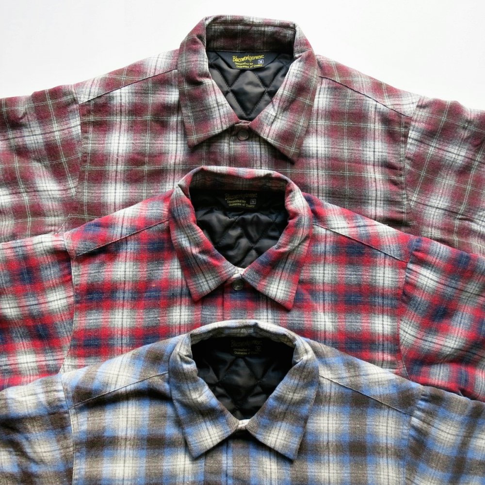 BLUCO ブルコ OL-046-021 QUILTING SHIRTS キルティングシャツ シャツ 長袖 UNCROWD アンクラウド SAMS  サムズ 通販 GoodStandard グッドスタンダード