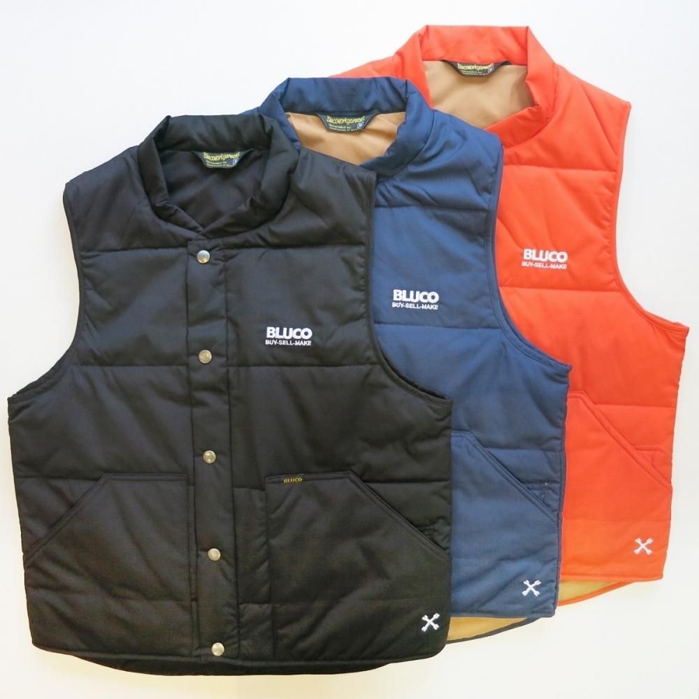 bluco ブルコ QUILTING VEST キルティング ベスト-