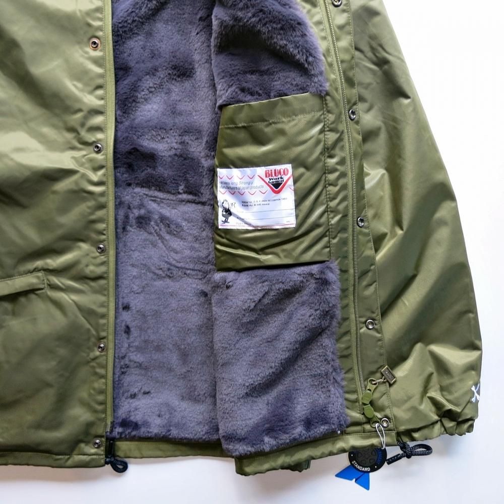 BLUCO ブルコ OL-051-021 BOA COACH JACKET ボア コーチジャケット