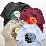 BLUCO ブルコ OL-802-022  『 Yin Yang 』  PRINT TEE’S プリント Tシャツ 半袖 4color BLK / BGD / SND / WHT  