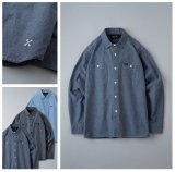 BLUCO ブルコ OL-121-022 CHAMBRAY WORK SHIRTS L/S シャンブレー ワークシャツ 長袖 3color BLK/BLU/NVY