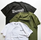 UNCROWD アンクラウド UC-800-022  『 LOGO 』 PRINT TEE’S プリント Tシャツ 半袖 BLACK/OLIVE/WHITE BLUCO ブルコ