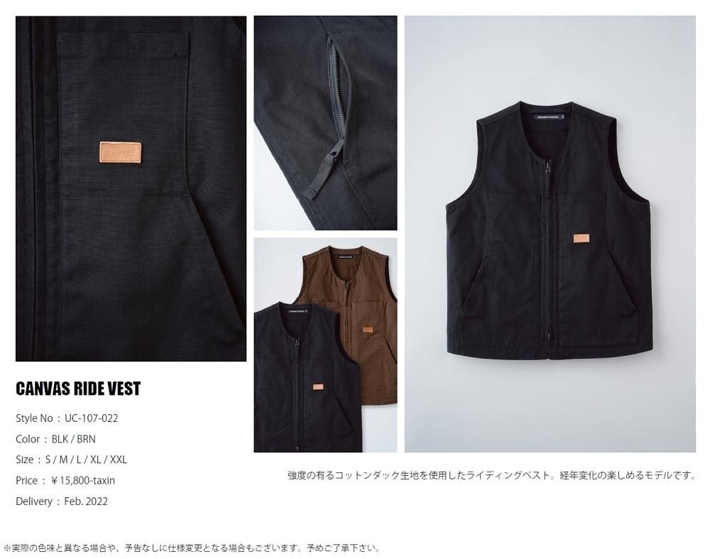 BLUCO ブルコ UC-107-022 CANVAS RIDE VEST キャンバス ライドベスト ベスト SHOP SAMS サムズ PRINT  TEE プリント Tシャツ 半袖 アンクラウド UNCROWD 通販 GoodStandard グッドスタンダード