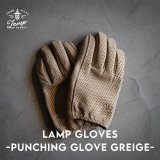 <img class='new_mark_img1' src='https://img.shop-pro.jp/img/new/icons11.gif' style='border:none;display:inline;margin:0px;padding:0px;width:auto;' />LAMP GLOVES ランプグローブス PUNCHING GLOVE パンチング グローブ BLK /RED /NVY /CAM レザーグローブ 革 手袋