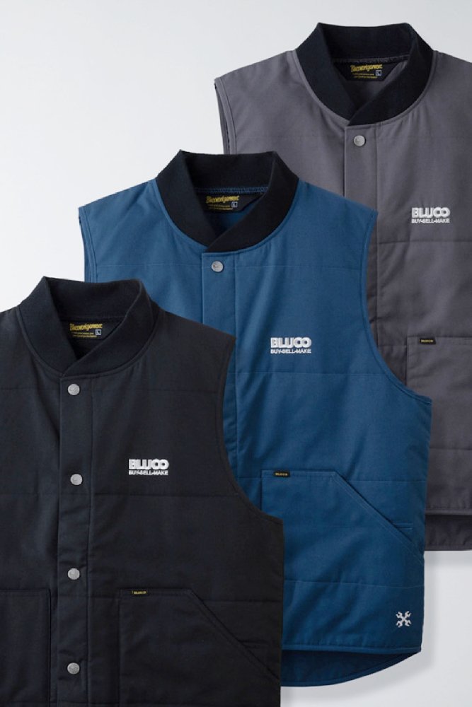 BLUCO ブルコ OL-059-022 RIB VEST リブベスト ベスト UNCROWD アンクラウド SAMS サムズ 通販  GoodStandard グッドスタンダード