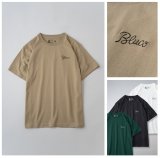 BLUCO ブルコ 1205 EMBROIDERY TEE 刺繍 Tシャツ 半袖 4color GRN/SND/SUM/WHT エンブロイダリー