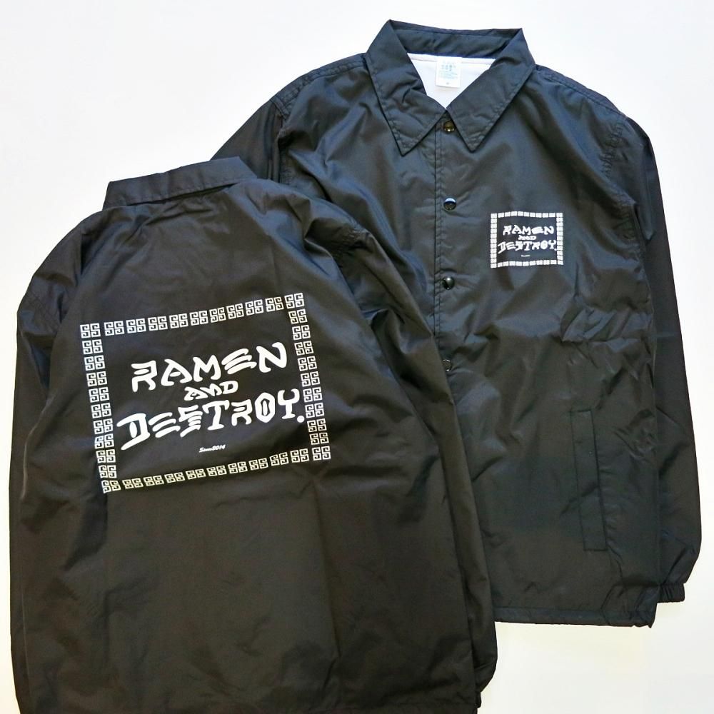 RAMEN&DESTROY ラーメンアンドデストロイ COACH JACKET コーチ