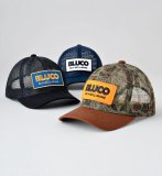BLUCO ブルコ 1408 FULL MESH CAP フルメッシュキャップ BLK/NVY/CAM-BRN/GRY-BLK 帽子  