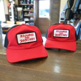 RAMEN＆DESTROY ラーメン & デストロイ Original PATCH MESH CAP メッシュキャップ  RED-BLACK 帽子 LOCAL SHOP 