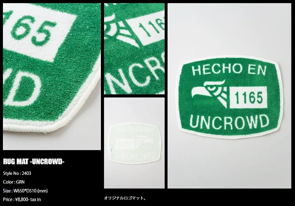 2403 RUG MAT BLUCO ブルコ UNCROWD アンクラウド LAMP GLOVES ランプグローブス BACKDROP バックドロップ RAMEN&DESTROY ラーメン&デストロイ 通販 GoodStandard グッドスタンダード