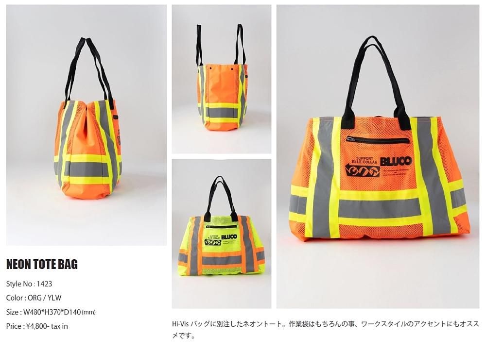 1423 NEON TOTE BAG ネオン トートバッグ トート バッグ 鞄
