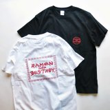 RAMEN & DESTROY ラーメン & デストロイ S/S POCKET T-SHIRT ポケット Tシャツ 半袖 BLK/WHT LOCAL SHOP