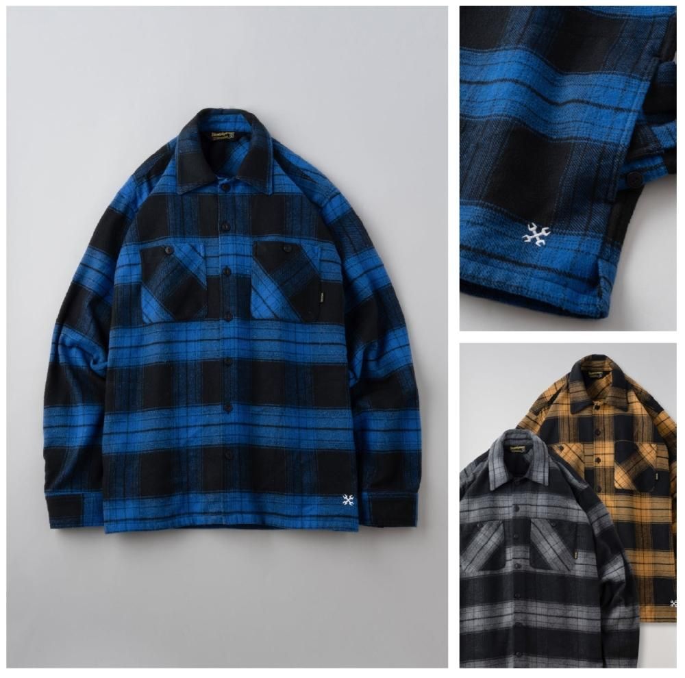 BLUCO ブルコ 1147 オンブレチェック ネルシャツ UNCROWD ブルコ通販 GoodStandard グッドスタンダード