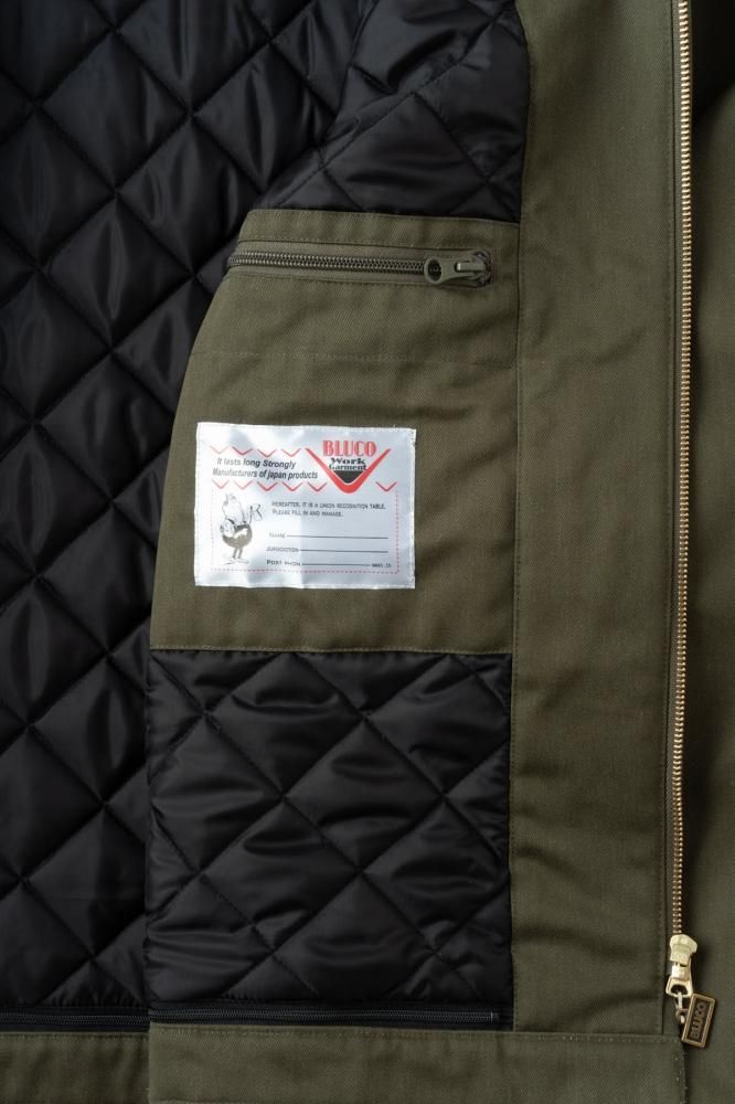 BLUCO(ブルコ) 0312 WORK JACKET ワークジャケッット bluco/ブルコ
